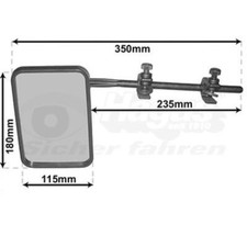 VAN WEZEL Außenspiegel links