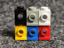 Lego 4 x 4070 Konverter Stein modifiziert 1 x 1 m. Clip seitlich - FARBE wählen