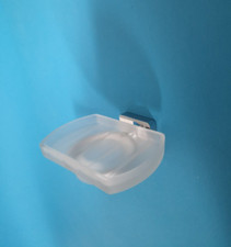 Smedbo ICE Seifenschale OK342 Glas chrom Seifenhalter Wandhängend Seifenspender