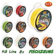 WFT Angelschnur Braid Targetfish TF 8 Fach Rund Geflochtene Schnur