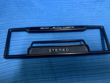 BECKER AUTO RADIO-BLENDE MONZA CASSETTE STEREO SCHWARZ MERCEDES BENZ PORSCHE