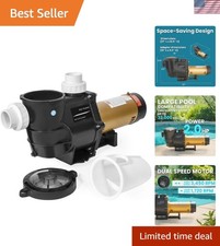 High-Flow 2HP Dual Speed Pool