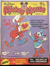 Mickey Mouse - #122 - 18. Feb  1978 Vintage  englisch  sehr gutes Exemplar