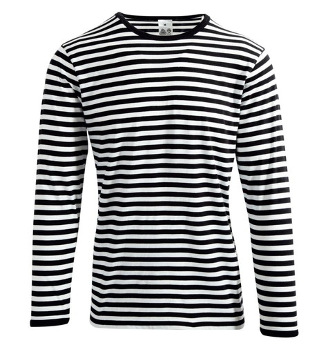 Ringelpulli schwarz weiß