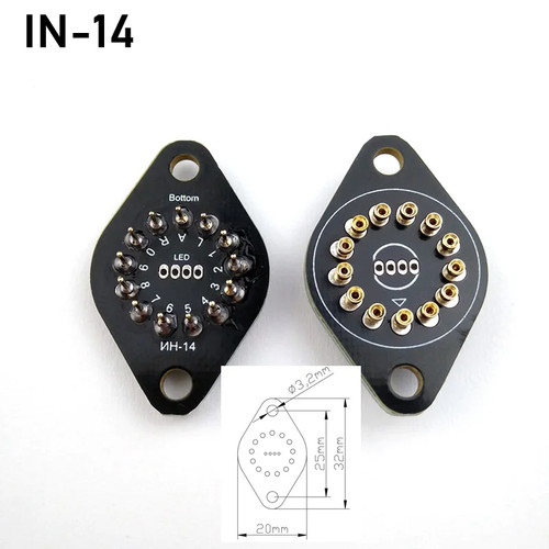Nixie rohrhalter sockel - rohrhalter,
