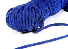 Baumwollkordel 8mm grün blau