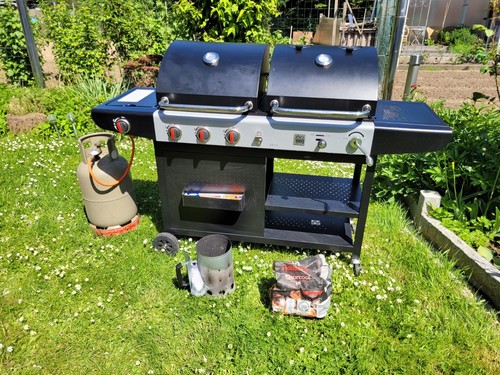 Let bbq gas holzkohle - bbq, gas+
