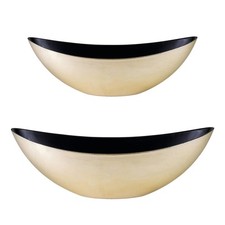 Pflanzschale oval Champagner