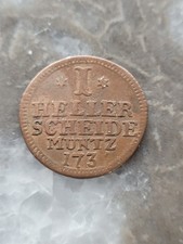 historische Kupfermünze 173