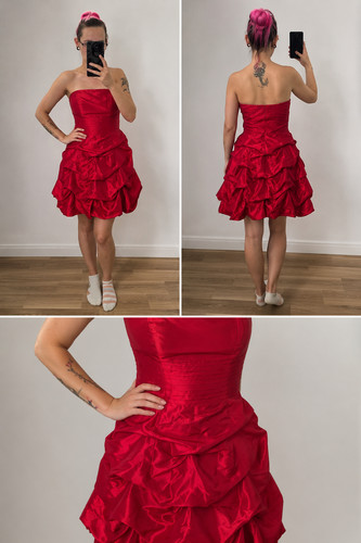 Rotes cocktailkleid - rotes, /