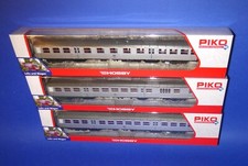 PIKO H0 3x "Silberling DB-Nahverkehr Ep.IV #57650 #57651 #57652