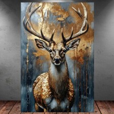 LEINWAND BILDER XXL HIRSCH