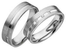 2x JC Trauringe Silber