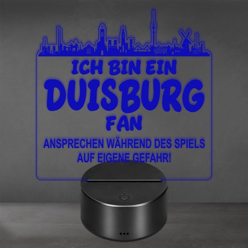 Duisburg fan fußball led - duisburg,