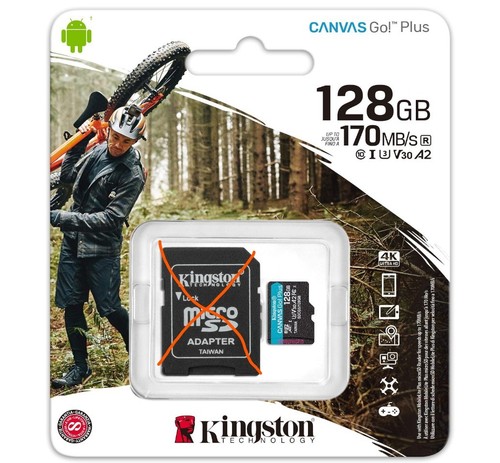 Kingston 128gb microsdxc - kingston,