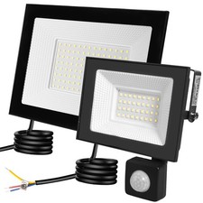 10W-500W LED Strahler Außen Fluter ohne/mit Bewegungsmelder Scheinwerfer IP65