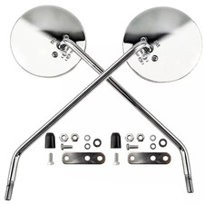 Paar Spiegel Verchromt Bis