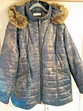 Couture Line,  Winterjacke,  blau-gold,  Gr. 50  -   wie neu