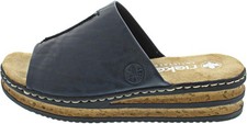Rieker damen pantolette blau - rieker,