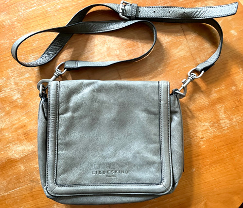 Umhänge ledertasche grau - ledertasche,