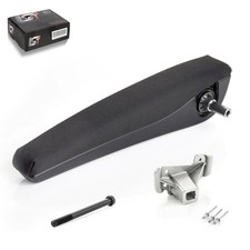 Armlehne rechts Stoff schwarz