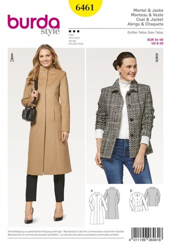Burda damen schnittmuster 6461 - burda,