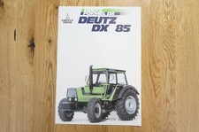 DEUTZ FAHR Traktor Prospekt Typ DX85 2 Seiten 1978