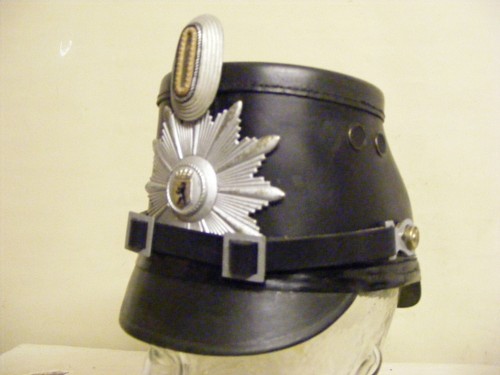 Tschako schutzpolizei - tschako,