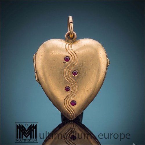 Jugendstil double herz - jugendstil,