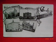 Schneidemühl Pila in Westpreussen +++ Anstalt , Kaserne , Post , Hotel , um 1900