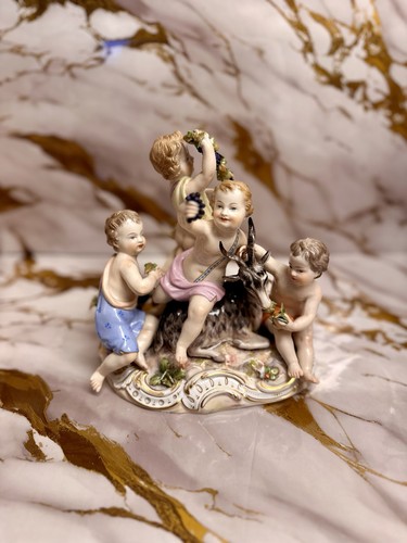 Meissen figurengruppe herbst - figurengruppe,