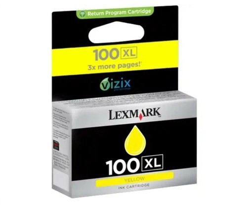 Original lexmark 100 yellow - original, xl