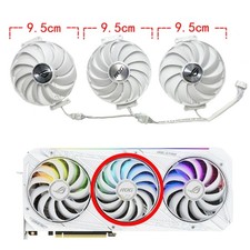 Für ASUS RTX3070 3080 3090 ROG STRIX 95MM Grafikkarte Ersatz  Kühlung Lüfter