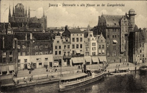 Gdańsk danzig sternwarte - ak,