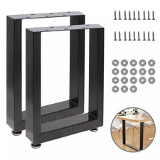 2 Stück Tischgestell Tischkufen Tischbeine Loft Couchtisch Metall Tischkuven DIY