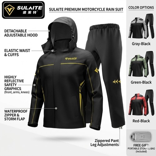 Motorrad regenanzug herren - regenanzug,