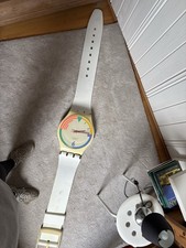 Swatch Wanduhr XL Vintage 1988