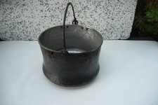 Großer Alter Kupferkessel , Durchm.  27 cm, Höhe 22cm,  2,2  Kg, NEU verzinnt !