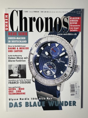Chronos uhrenmagazin 2003 - uhrenmagazin, 1/2003