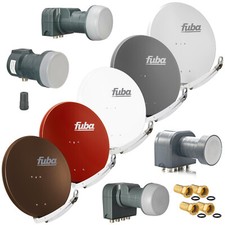 Satelliten Schüssel Sat Anlage 85cm Fuba DAA850 + LNB Antenne Komplettanlage Alu