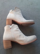 Cinque Ankle Boots Vero Cuoio Damen Wildleder 38 hellbeige gebraucht sehr gut