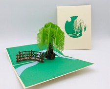 Trauerweide, 3D-Klappkarten