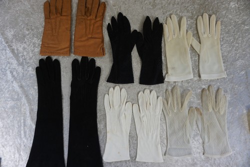 Paar damen handschuhe leder - damen,