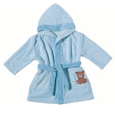 Baby Bademantel mit Kapuze Bio