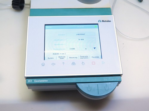 Metrohm 917 coulometer karl - metrohm, kf