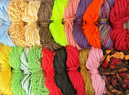 Neue wollreste zum basteln - 20,