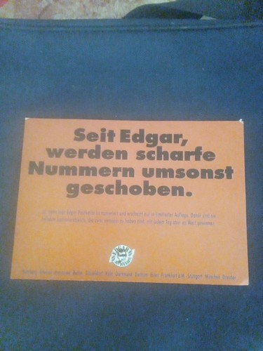 Postkarten edgar werbung - postkarten,