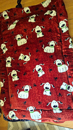 Hundedecke aus fleece - hundedecke,