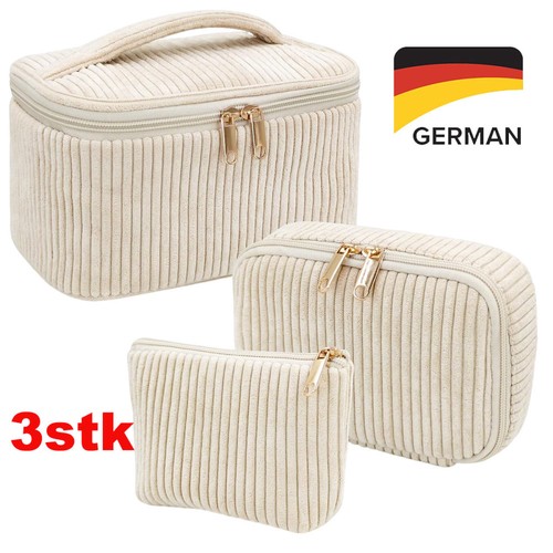 3er set kosmetiktasche - set,
