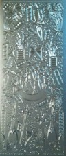 Stickerbogen silvester raketen - stickerbogen,